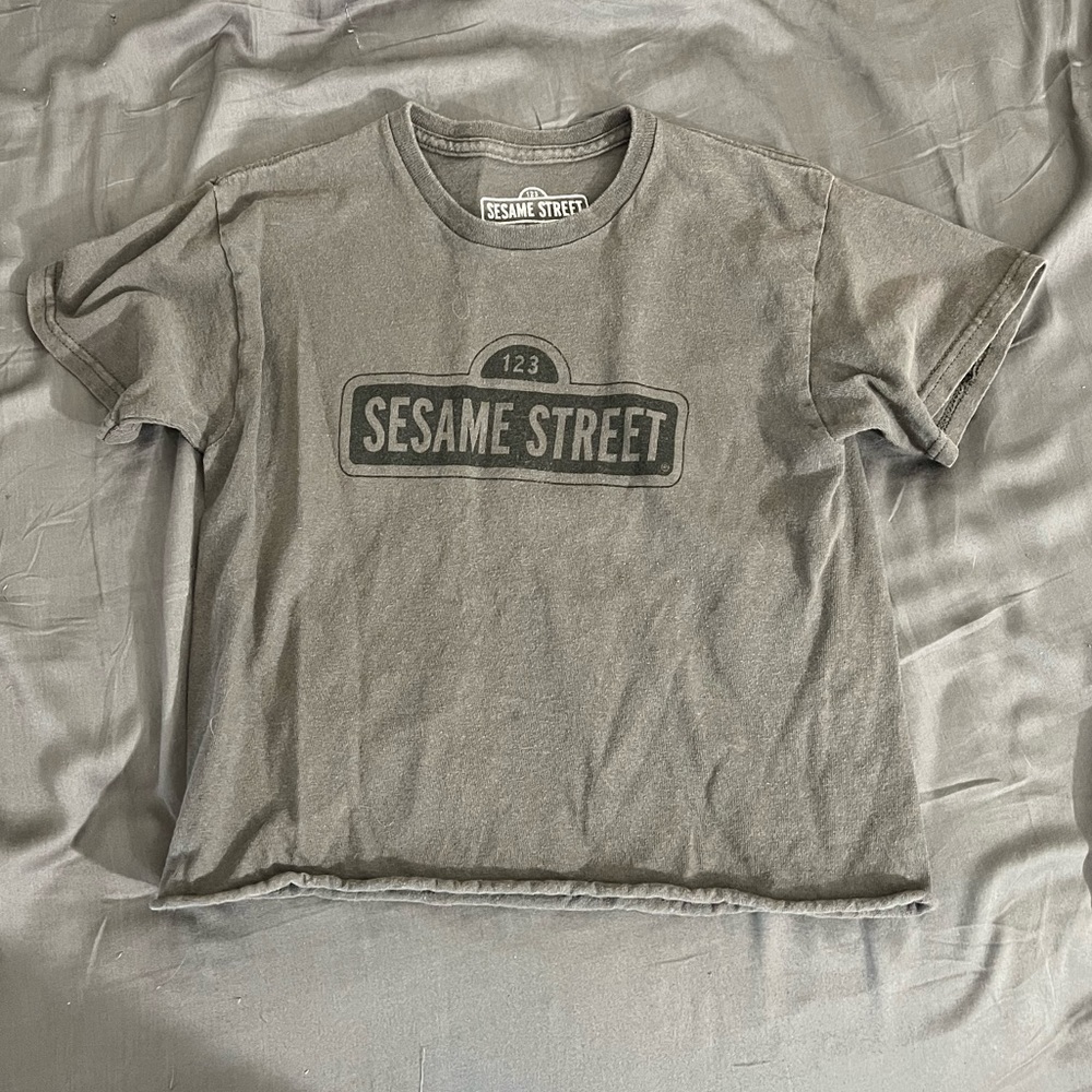 [sesame st] cropped tee